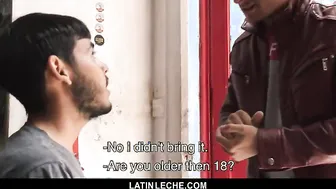 LatinLeche - Bouncer Pounds A Cute Latino Boy’s Asshole