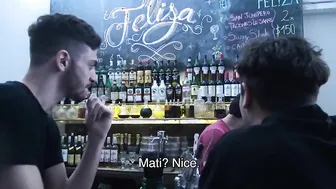 LatinLeche - Cum Thirsty Boy Sucks A Bartenders Uncut Cock