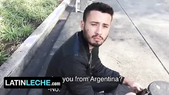 Handsome Brazilian Boy Nicolas Gets His Face Drenched With Hot Jizz In A Hotel Room - Latin Leche