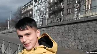 CZECH HUNTER 518 - Amateur Gay for Pay Pickup Ends In Raw Bareback