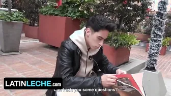 18 Year Old Straight Amateur Nate Wayne Takes Cock From Behind For A First Time - Latin Leche
