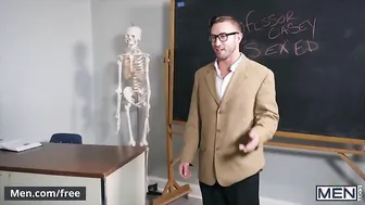 Mencom - Two students gets fucked by teacher
