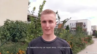 CZECH HUNTER 476 - Blonde Euro Jock Gets Some Good Money For Raw Sex