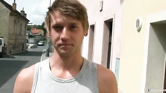 CZECH HUNTER 467 - Muscular Jock Takes A Big Dick Up His Smooth Behind