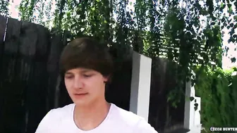 CZECH HUNTER 459 - Emo Twink Strokes & Sucks A Cock In The Car