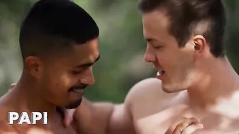 Papi - Hunky Bottom Asher Sucks Top Clyde's Big Cock Before Reverse Riding It