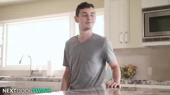 NextDoorTwink - Horny Twink Gives BF His Lollipop