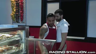 RagingStallion Bruno Bernal Takes Hot Cock on the Countertop