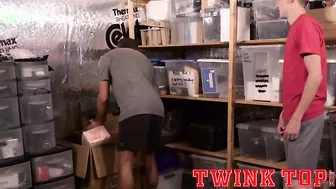 Coach Cox gets barebacked in equipment room by jock