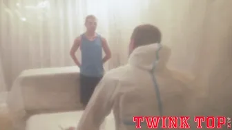 TwinkTop - fucked bareback by cute twink with big cock