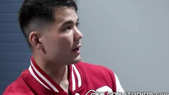 Football Stud Earns His Spot On Coach's Team - FalconStudios