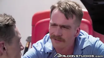 Big Dick Muscle Mechanic Gets Ass Fucked In Garage!