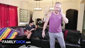Cute Step Son Gabe Bradshaw Helps Step Daddy Eric The Red Relax After An Intense Day - FamilyDick