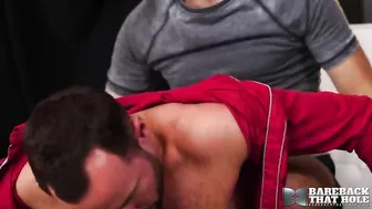 BAREBACKTHATHOLE Bottom Alex Hawk Barebacked By Joel Someone