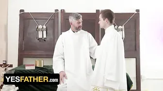 Hunk Old Priest Seed Bearer Teaches Altar Boy Marcus Rivers How To Obey The Order - YesFather