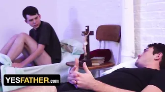 Young Altar Boy Dakota Lovell Explores His Sexual Desires In The Church's Dormitory - YesFather