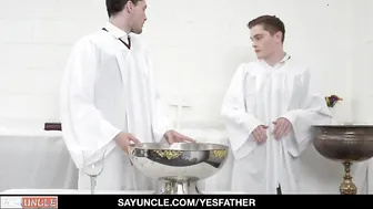 Boys Having Hot Sex On Top Of Altar