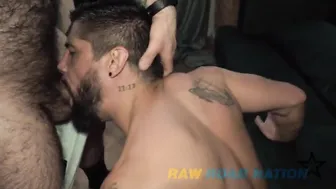 Hairy dirty oily mechanics animalistic fucking