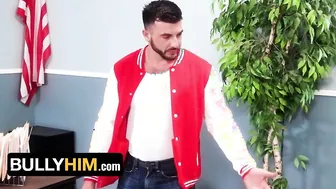 Nerdy Boy With Glasses Grant Ducati Gets Creampied After Rough Fuck In The Classroom - Bully Him