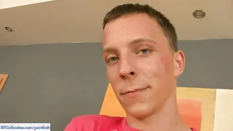 Andrew Kitt Strokes Hard Cock