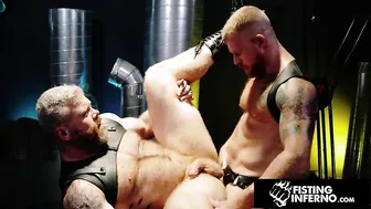 Bearded Bear Creampies Leather Clad Stud - Jack Vidra, Cain Marko - FistingInferno