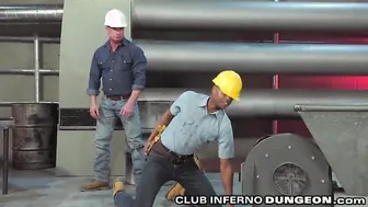 ClubInfernoDungeon - New Black Construction Worker Pays His Dues