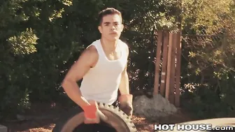 HotHouse - Helping Hand Jock Gets Caught Slacking And Fucked Good - Arad Winwin ,Cazden Hunter