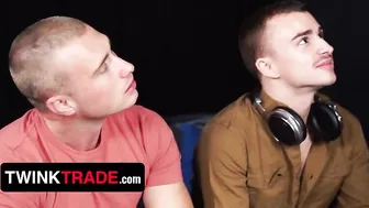 Stepdads Teddy Torres & Gabriel Clark Stuff Their Stepsons's Tight Twink Assholes - Twink Trade