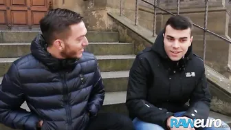 RAWEURO Bareback Redemption with Two Uncut Big Cocked Jocks