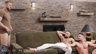 Icon Male - Muscly Guys Skyy Knox, Zayne Roman & Logan Stevens Are Wild Like Three Bulls In A Pen