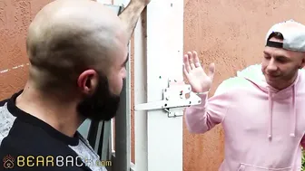 Bearback - Uncut Bear With Luscious Beard Fucks College Jock Next Door