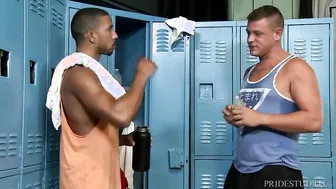 MenOver30 Hot Black Gym Trainer Fucked Hard