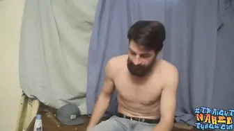 Handsome straight thug Mickey Waters masturbates and cums