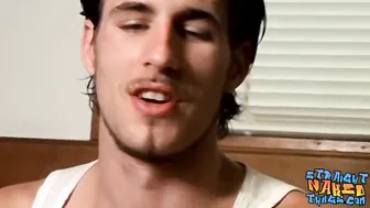 Deviant straight guys are fucking a pumpkin and masturbating