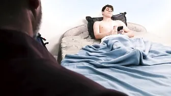 FamilyDick - Daddy Jerks off Shy Twink