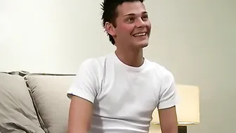 Handsome stallion Jay jerking off his thick throbbing dick