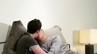 Handsome British studs moan during passionate anal drilling