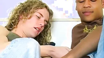 Black British jock ass fucked by cute curly haired amateur