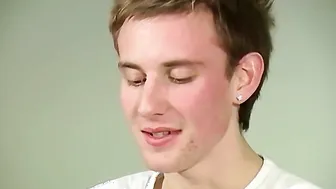 Smooth UK man jerks his big cock before a massive cumshot