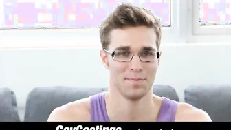 GayCastings traveling whore has a Big Dick and gets signed to porn agency