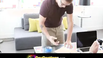 GayCastings Lucas Turns On The Director For Some Action In His...