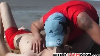 European jocks Harold Zen and Fran Maldonado fuck outdoor