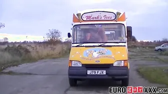 Young Euro gays love blowjobs and anal ramming in traffic