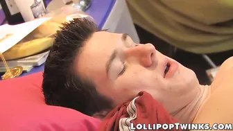 Twinks Tori Andrews and Dustinhaw Thorne ass breed and cum