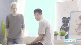 Skinny Cub Logan Gives Horny Boy Nico A Messy Fuck Session!