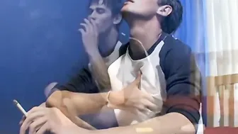 Twink smoker Shane Allen ass fucking after blowjob