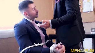 Gay Businessmen Ass Bang After Blowjob