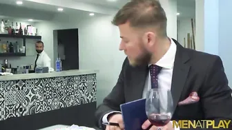 Bearded Gay Hunk Receives Hard Anal Dick