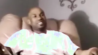 Beautiful black amateur masturbates solo