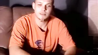 Dashing amateur seduced into solo masturbation and cumshots